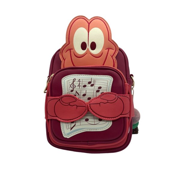 Disney Loungefly The Little Mermaid 35th Anniversary Sebastian Crossbody Bag - Picture 2 of 10